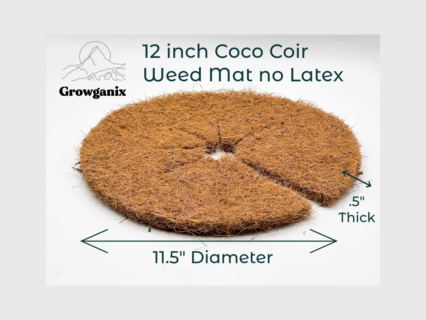 12" Coco Coir Mulch Mat