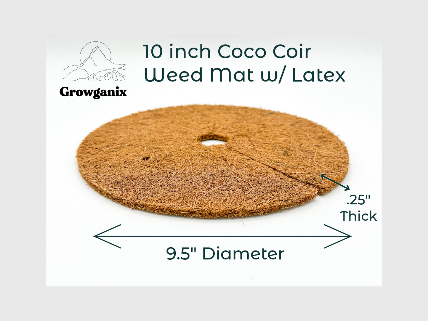 10" Coco Coir Mulch Mat